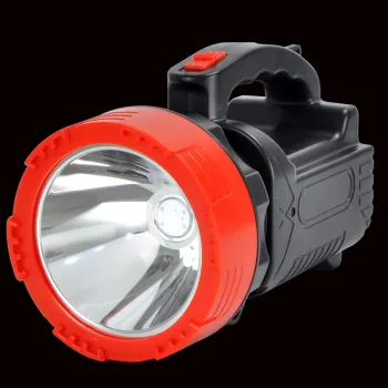 5W Super Bright Rechargeable LED Torch Light with 2400mAh Battery and 2 Modes