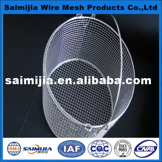 wire metal mesh basket for fruit and vegetable