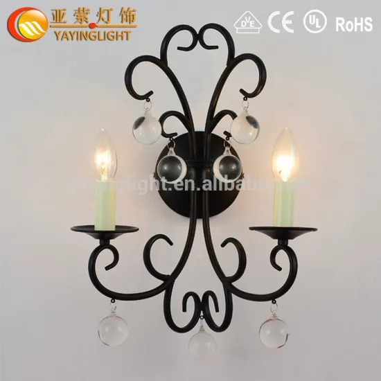 Modern classics bedroom wall lamp ,trendy glass indoor wall lamp