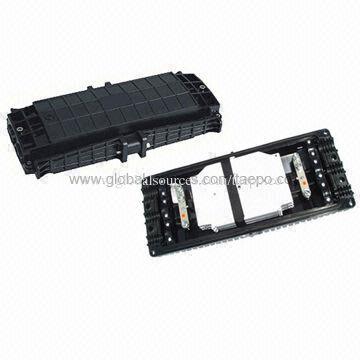 Fiber-optic splice closure, horizontal type, mechanical sealing, 12 fibers, maximum of 60 fibers