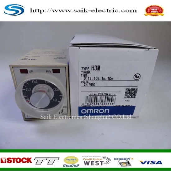 Omron Timer H3M 1s 10s 1m 10m 24VDC