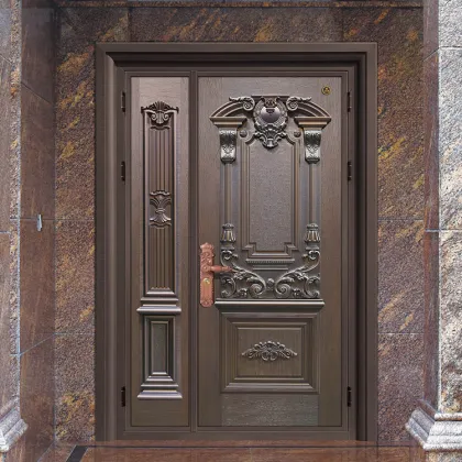 Hot Main Gate Door Grill Design: Mother and Son Door