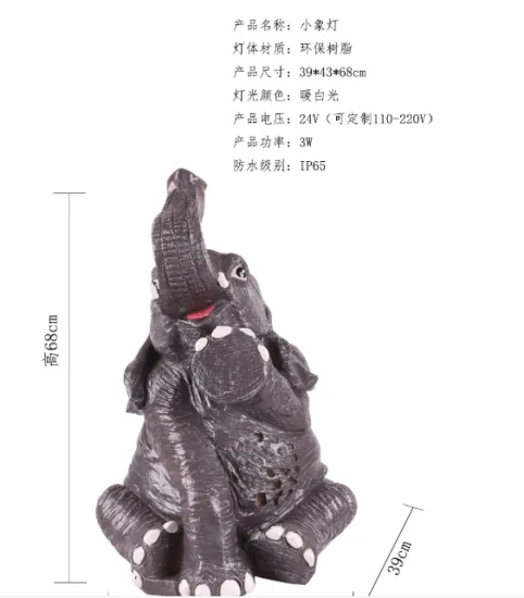 Outdoor LED color changing lamp to wipe lollipop