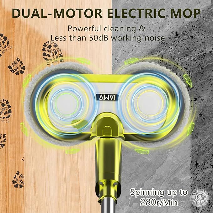 Efficient Cordless Electric Mop with Long Battery Life