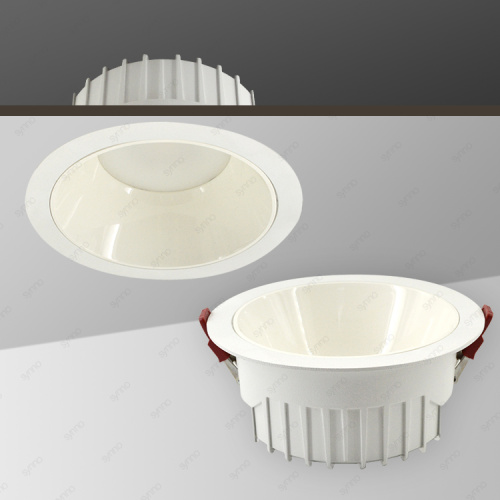 Color blanco Redonda Redonda Downlight para tienda