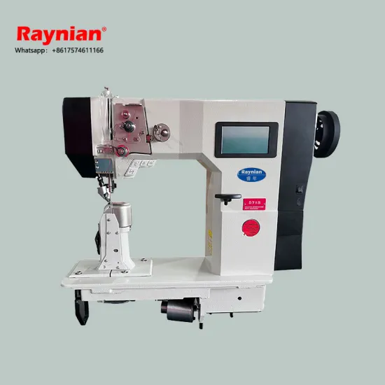 Raynian-591A Stepper Single Needle Computer Roller Sewing Machine for Riding Boots and High-Grade Leather Footwear