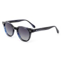 Vintage Round Acetate Sunglasses