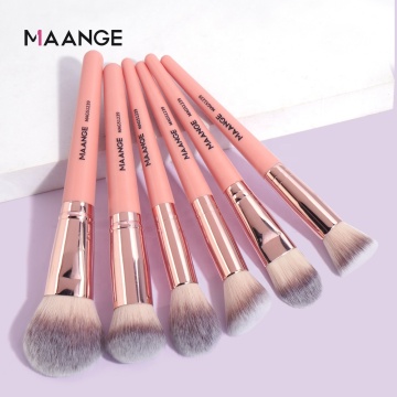 MAANGE Wholesale 6 Pcs Multi-function Make-up Brushes