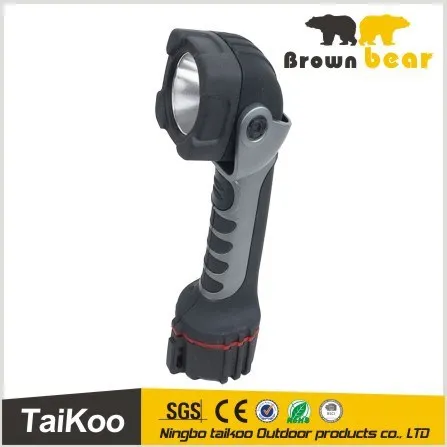 swivel head1pc led rechargeable powerful spotlight