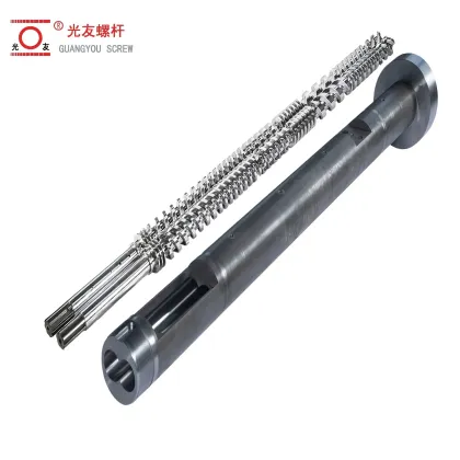 Bimetallic Nitrided Extruder Screw Barrel for PVC and Rubber Industries