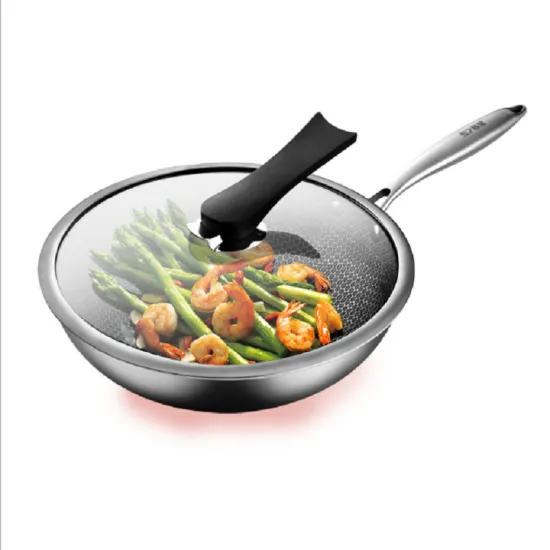 304 Non-stick Stainless Steel Wok