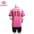 Pink sublimated top soccer