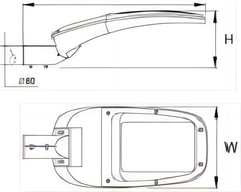 Led Street Light Housing 003 Size