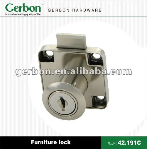 Iron furniture dresser drawer locks