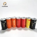 Latas de lata de arroz de grão redondo, latas de metal de qualidade alimentar, embalagem de metal customizável OEM