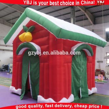 Outdoor Christmas decorations inflatable santa ,2016 cheap inflatable grotto for christmas/inflatable santa grotto for christmas
