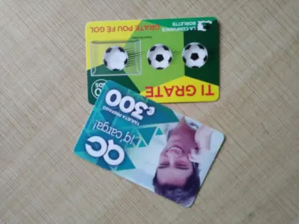 printing anti counterfeiting variable data card sticker
