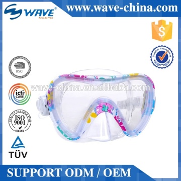 Children/Youth Safety Dive Mask Water Transfer Printed Swimming Mask Diving