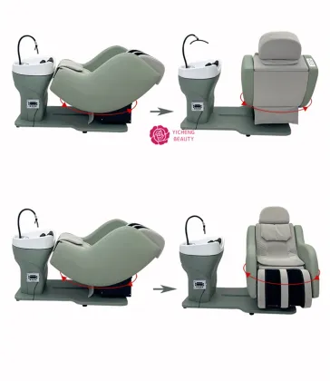 Yicheng Beauty Salon High-Quality Multi-Function Hair Washing Electric Massage Chair