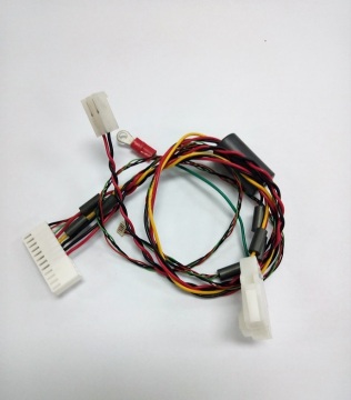Teflon wire harness with ferrite cores