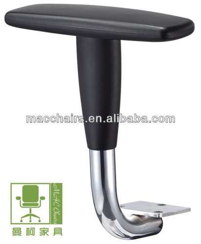 Chromed polishing plating adjustable/swivel armrest armpad for office chair accessories MAC AD-018