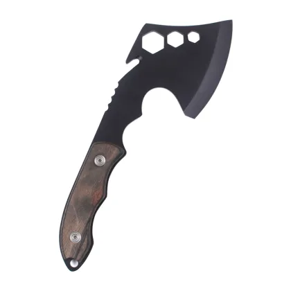 Wood Handle MultiFunction Outdoor Axe Survival Hatchet