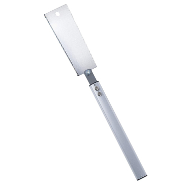 Professional Woodworking Hand Saw with Replaceable Bi-Lateral Blades, Aluminum Handle, and SK5 3-Edge Japanese Steel for Accurate Cutting
