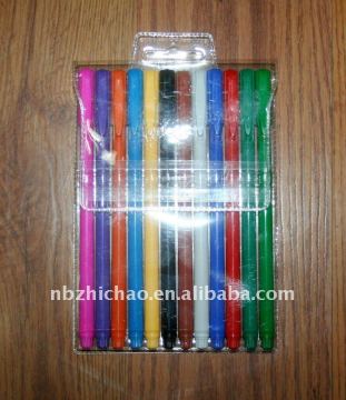 [XSG Manufacturer ] Colored slim fineliner marker pvc bag packing