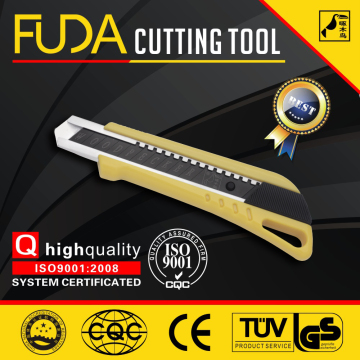 high quality 18mm snap off blade oem utility paper cutter knife with sk2 carbon steel blade