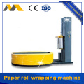 Round roll reel type wrapping machine with stretch film