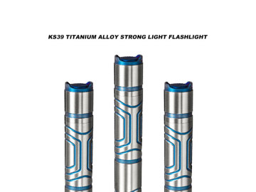 3 Mode Titanium LED Flashlight With USB Charging