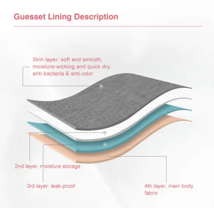 Sexy Ice Silk Thong Period Underwear - Fashion Lingerie S-2XL