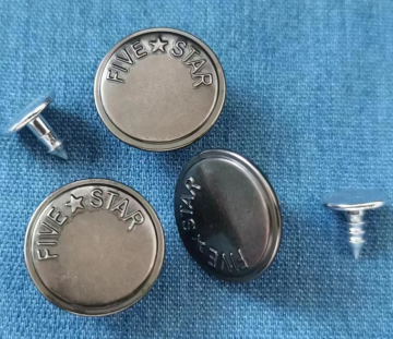 Stainless Steel Jeans Button