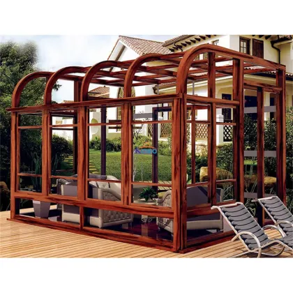 Winter Garden Garten Triangle Roof Free Standing Sunroom