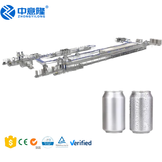 Aluminium Can Production Line for Carbonated Beverages: Beer Can Filling Machine
