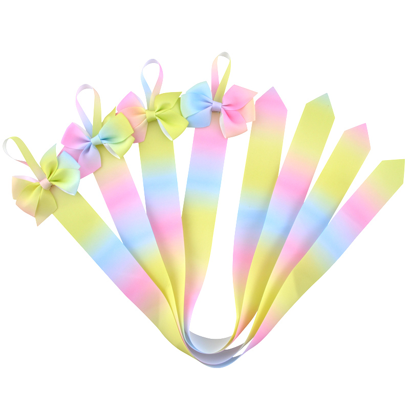 fashion hairbow with long tail ribbon children