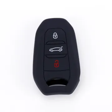 Silicone key fob case for peugeot 107
