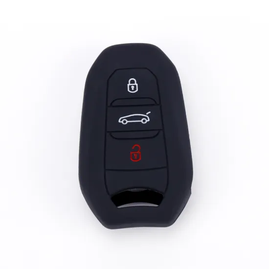 Silicone key fob case for peugeot 107