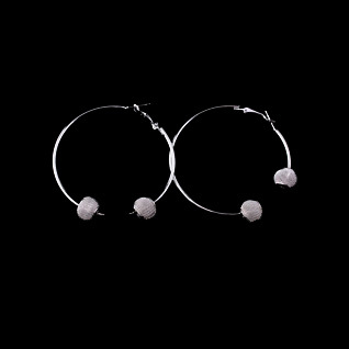 India Design Fashion Hollow Out Hoop Earring Om-114