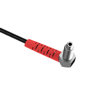 GTRIC M4 -Serie: 90 Grad gebeuter koaxialer diffuser Reflexionsfaser -Verstärkersensor