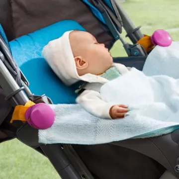 J342 Straight Stroller Clip Small Summer Sun Umbrella for Baby