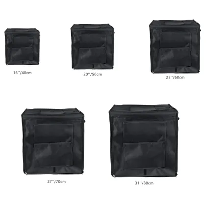 Professional Portable Photo Studio: Light Box Kit with Adjustable Brightness LED Strip Lights