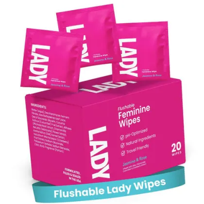Feminine Wipes for Daily Personal pH Balance Care