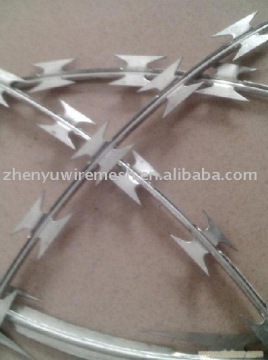 PVC επικαλυμμένο με συρματόσχοινο Razor Razor