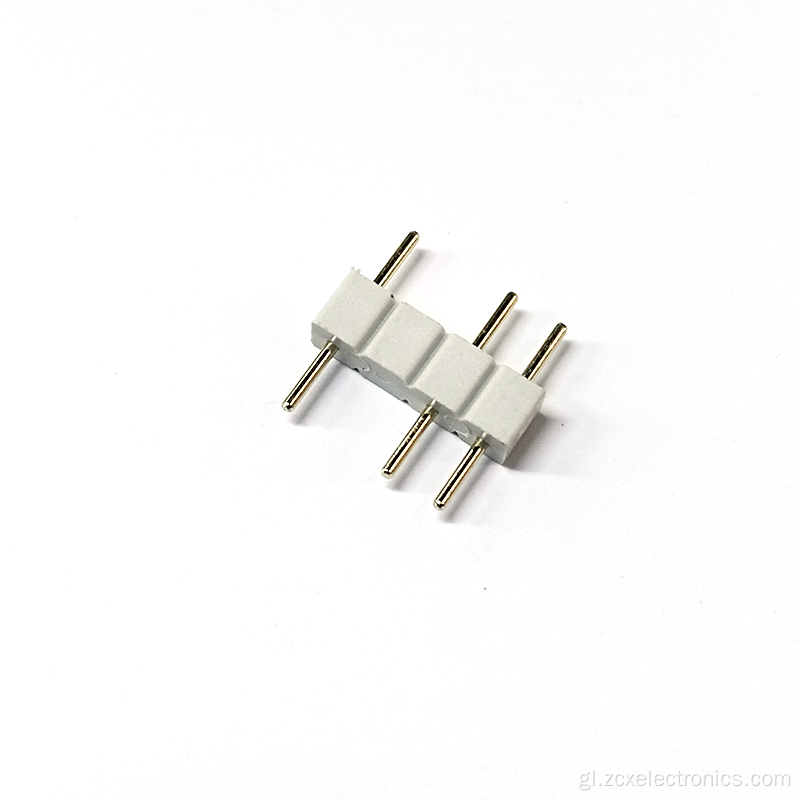 Conectores de cabeceira de pin branca de 2,54 mm 4P