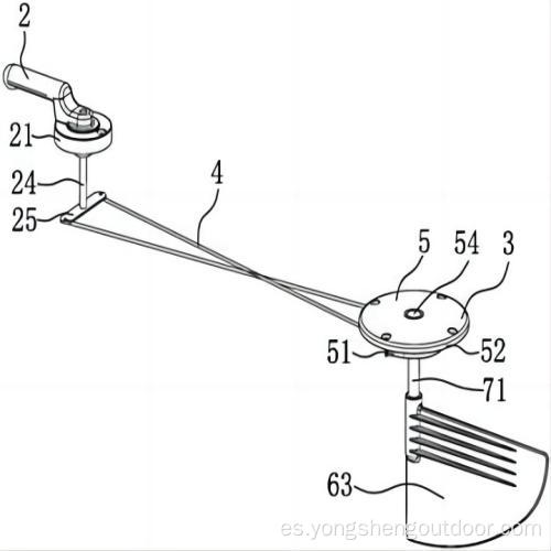 Kayak Stern Rudder y su mecanismo de control de dirección