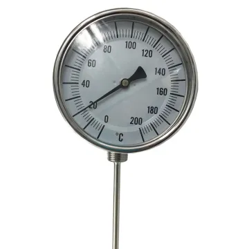 High-Quality Stainless Steel Adjustable Bi-metal Thermometer: Precision Temperature Measurement Solution