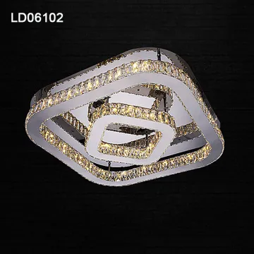 home modern chandelier square led ceiling lighting