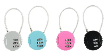 High quality 3 digit colorful cute combination lock