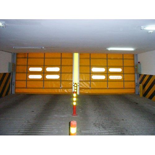 Puerta apilable de puerta plegable de alta velocidad de PVC Hongfa